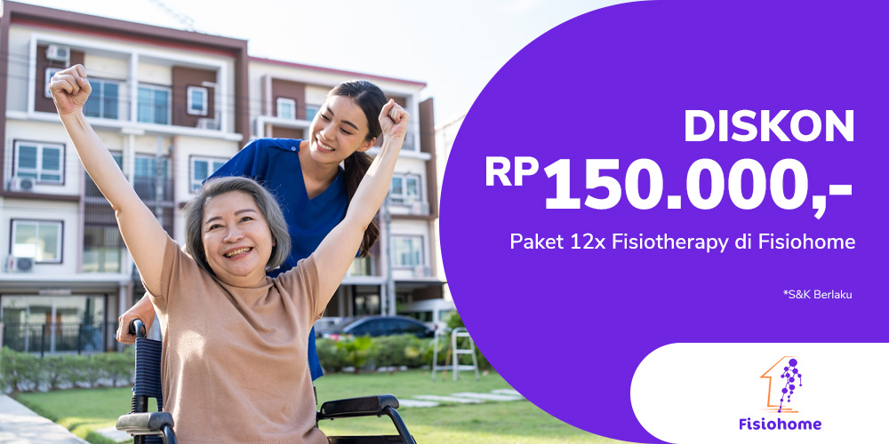 Gambar promo Discount Rp150.000,- Paket 12x Fisiotherapy di Fisiohome dari Fisiohome